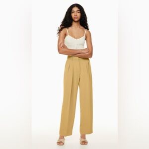 ARITZIA Wilfred 'Anyway' Pants in Sandy Beige